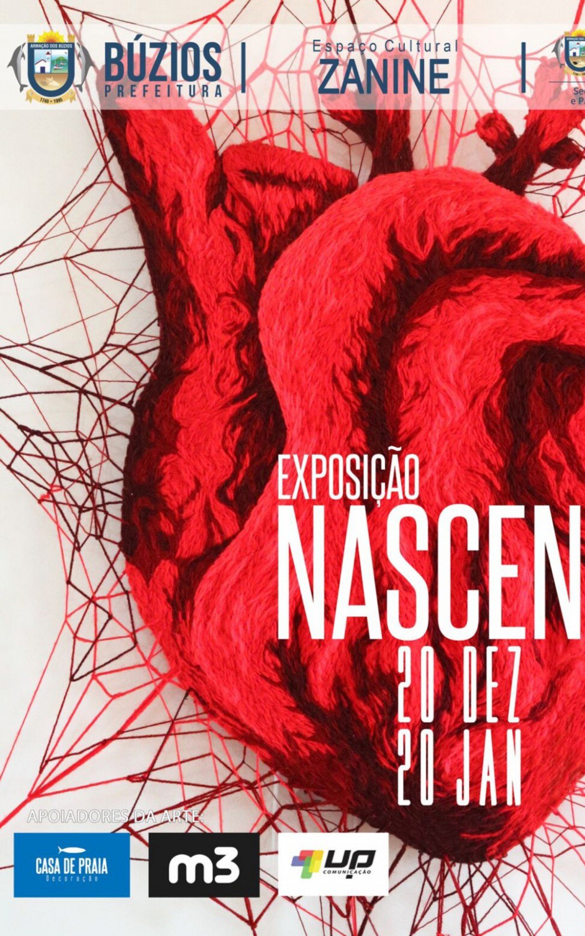 Espaço Cultural Zanine em Búzios recebe Exposição Nascença entre os dias 20 de dezembro até 20 de janeiro | Búzios