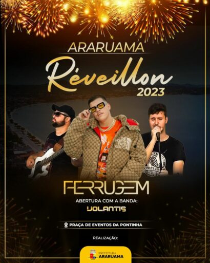 Ano Novo Araruama 2023 - Programação de Shows