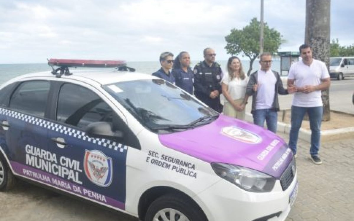 GM de Iguaba Grande recebe viatura da Patrulha Maria da Penha | Iguaba Grande