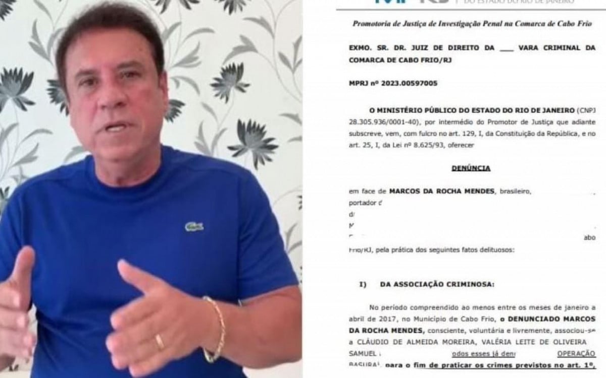 MP denuncia Marquinho Mendes por associação criminosa e peculato | Política Costa do Sol
