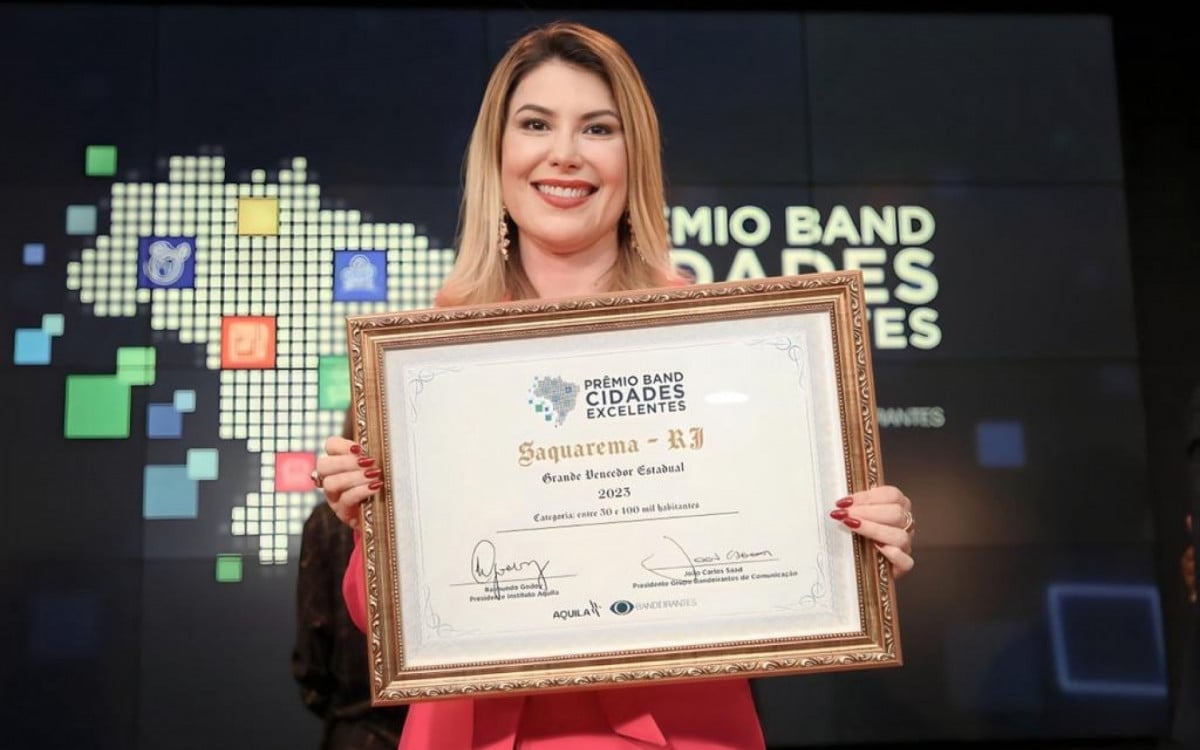 Saquarema é campeã estadual do Prêmio Band Cidades Excelentes | Política Costa do Sol