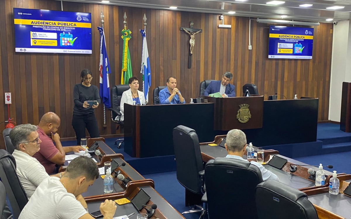 Comissão da Câmara de Cabo Frio apresenta relatório das contas 2018 de três ex-prefeitos | Política Costa do Sol