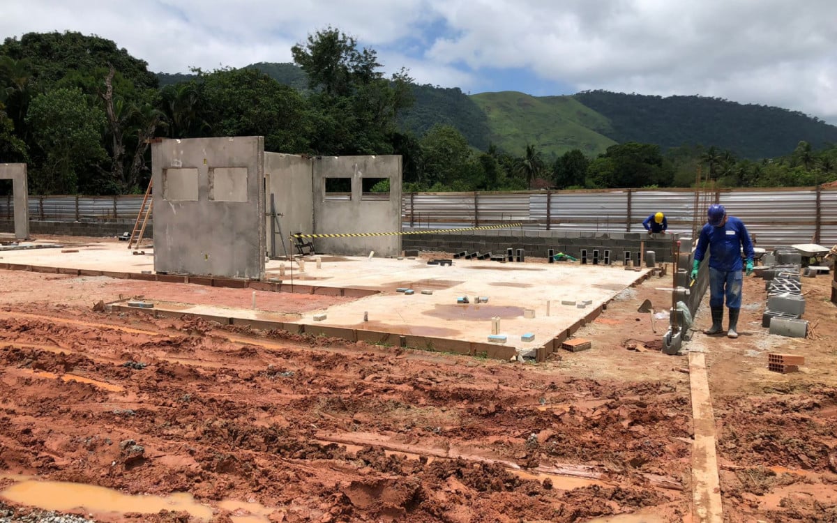 Saquarema segue com construção de nova creche no bairro Mato Grosso | Saquarema