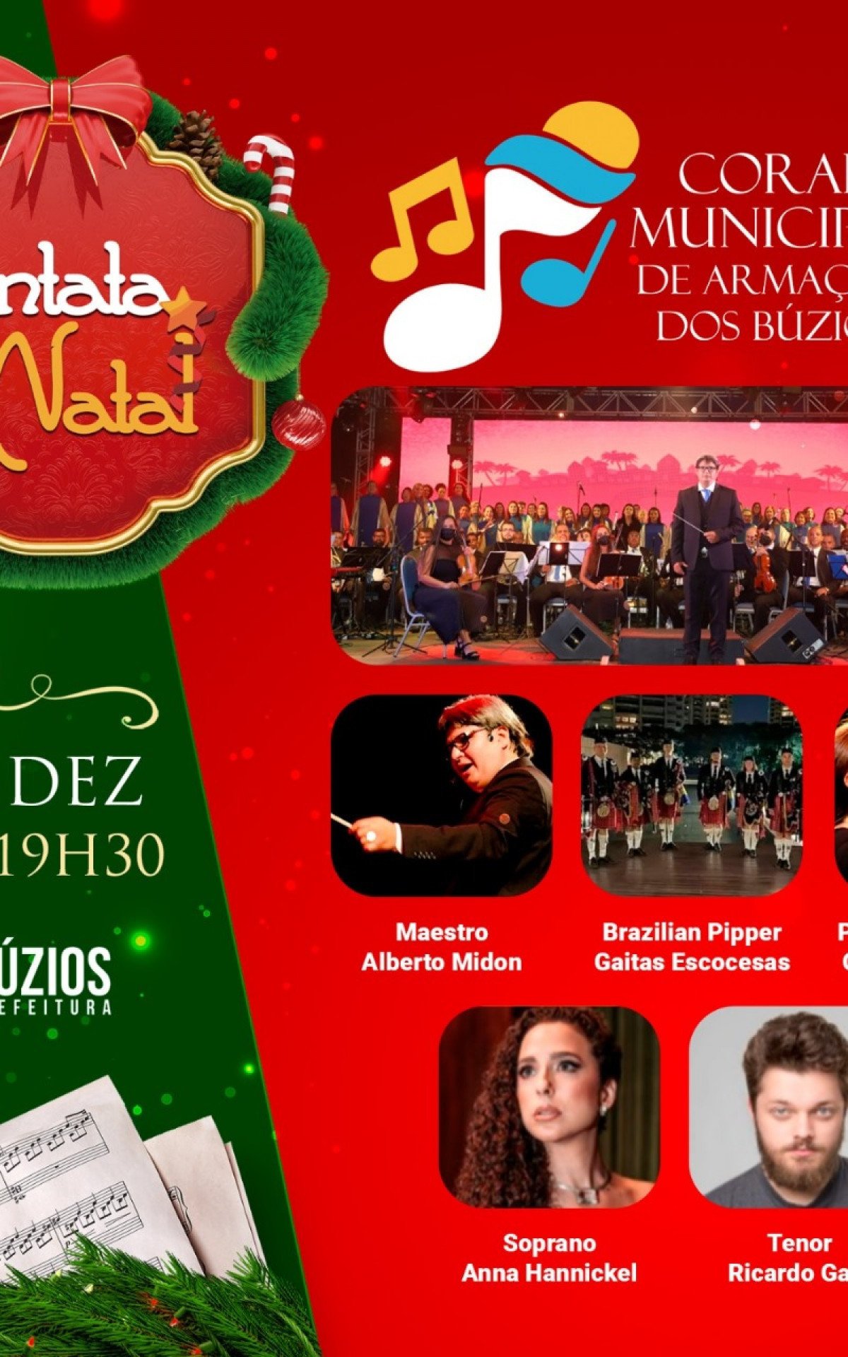Búzios Apresenta a III Cantata de Natal na Praça Tia Uia, na Rasa, nesta sexta e sábado | Búzios