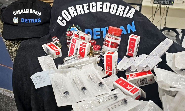 Anabolizantes são apreendidos pelo Detran em autoescola | Enfoco