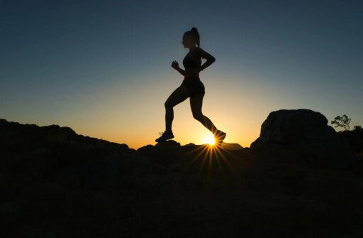 corrida ao ar livre mulher