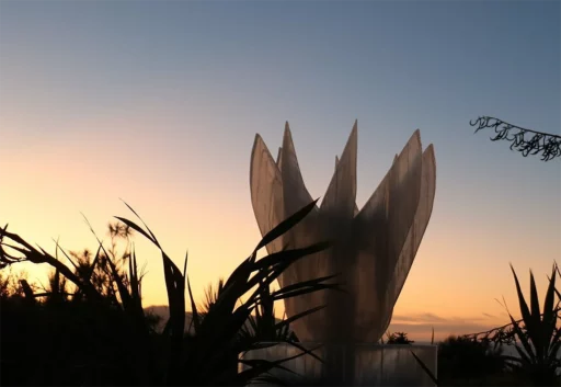 turbina eólica inspirada em flores