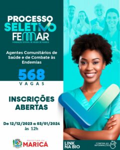 Maricá: Prefeitura divulga processo seletivo para agentes comunitários de saúde e de combate às endemias