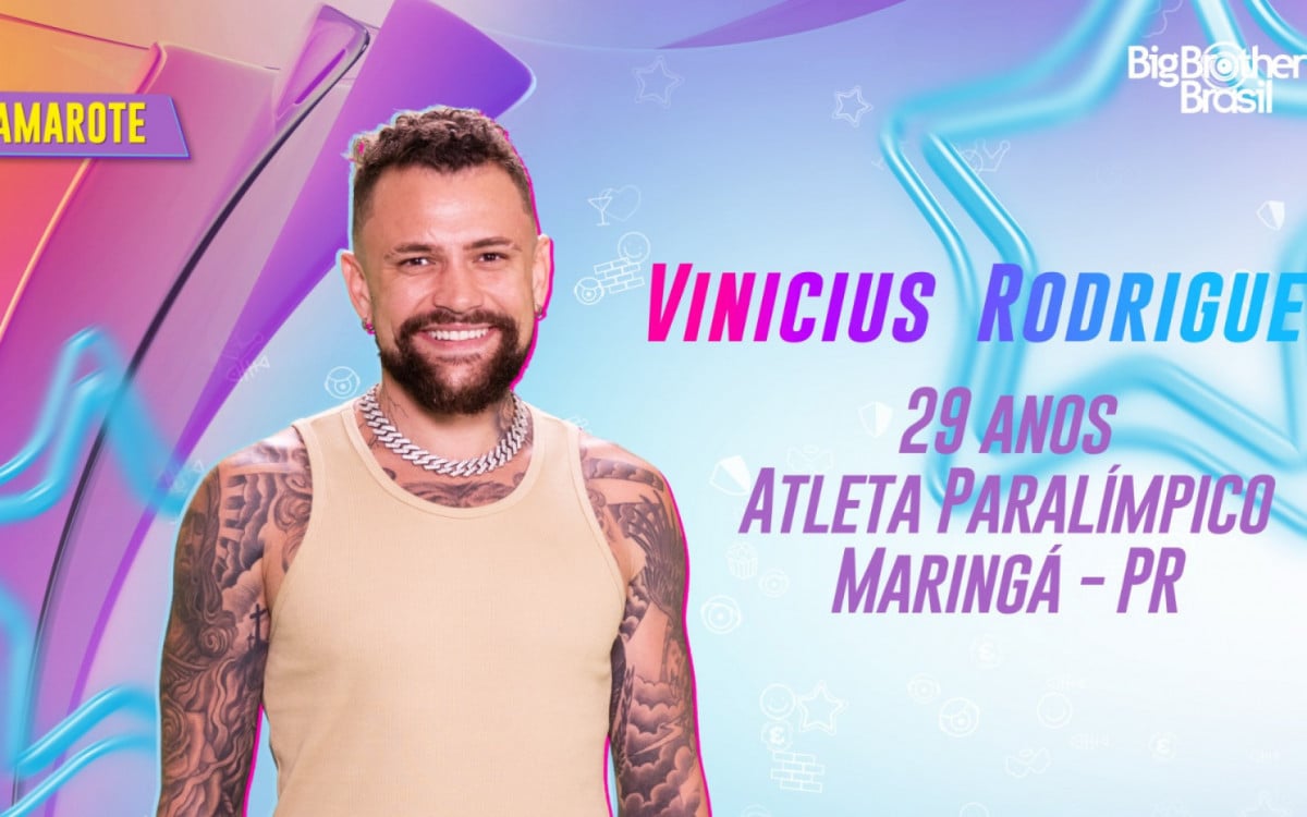 Vinicius Rodrigues está no Camarote do BBB 24 - Globo