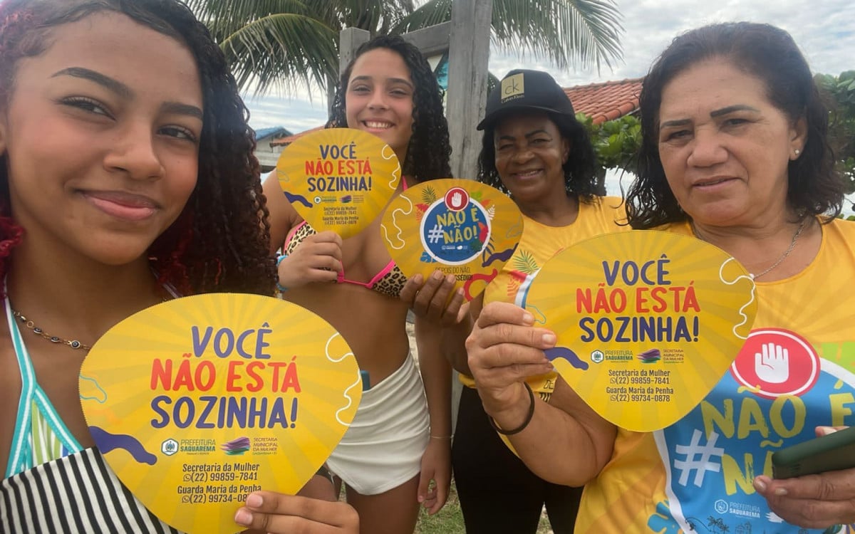 "Não é Não": Saquarema promove campanha contra importunação sexual no carnanal | Saquarema