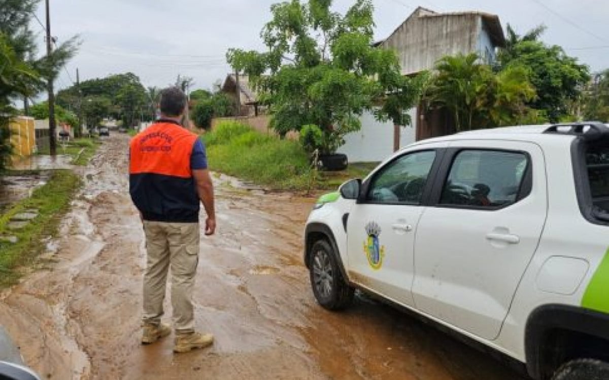 Defesa Civil realiza patrulhamento preventivo após chuvas em São Pedro da Aldeia | São Pedro da Aldeia