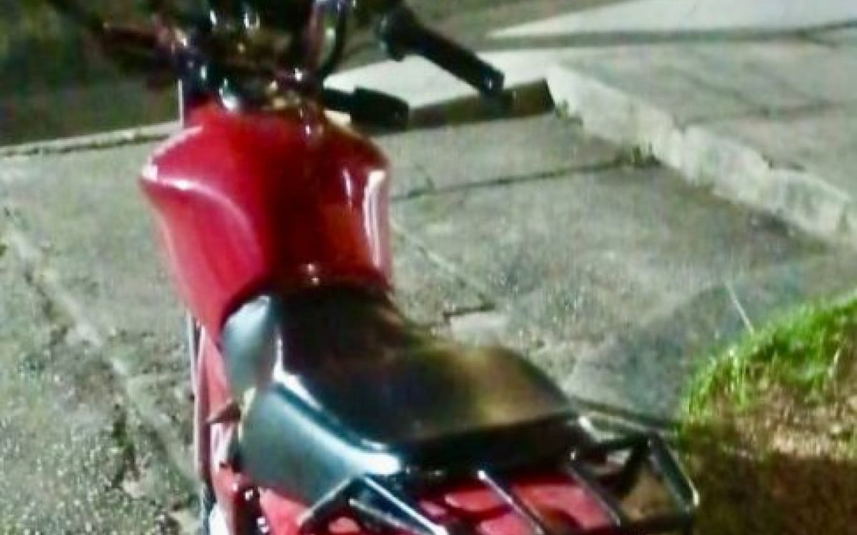 Motocicleta usada pelo elemento foi apreendida