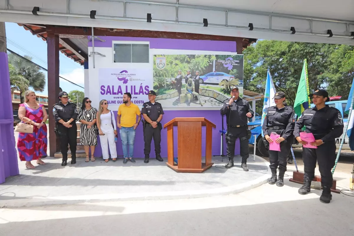 Polícia Militar e Prefeitura de Búzios inauguram Sala Lilás