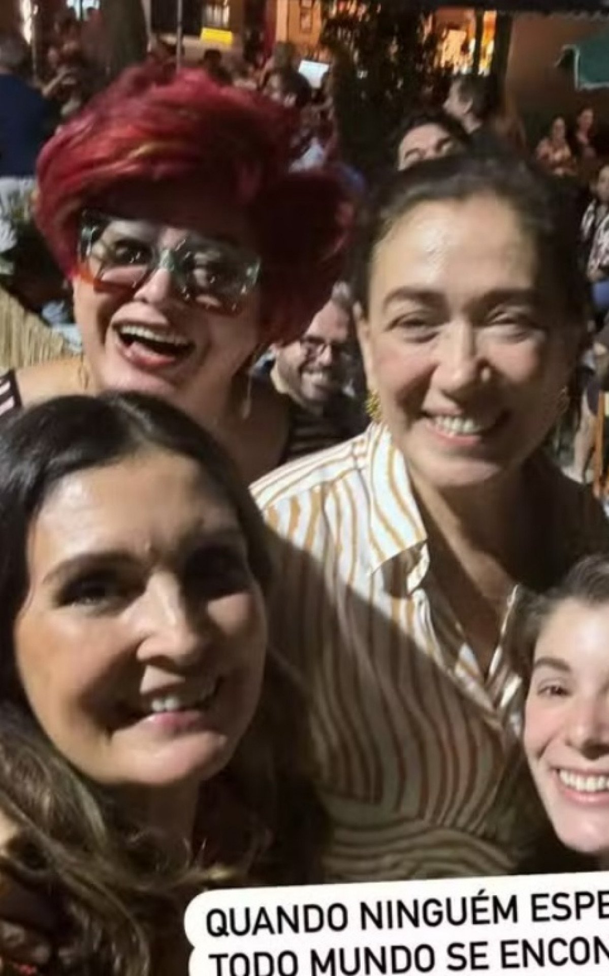 Lilia Cabral e a filha encontram Fátima Bernardes, Cissa Guimarães e Nany People no Rio | Celebridades