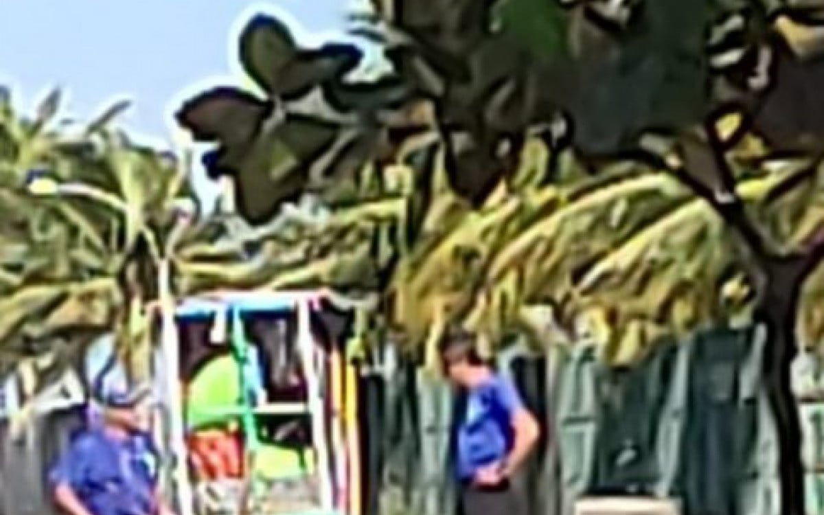 DENÚNCIA: Funcionários de condomínio são flagrados descartando lixo na orla da Lagoa de Araruama, em São Pedro da Aldeia | São Pedro da Aldeia