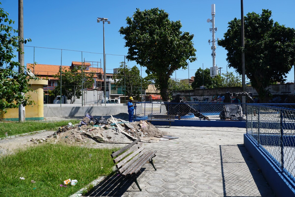 Prefeitura de Cabo Frio inicia a modernização e restauração da Praça do Jardim Caiçara