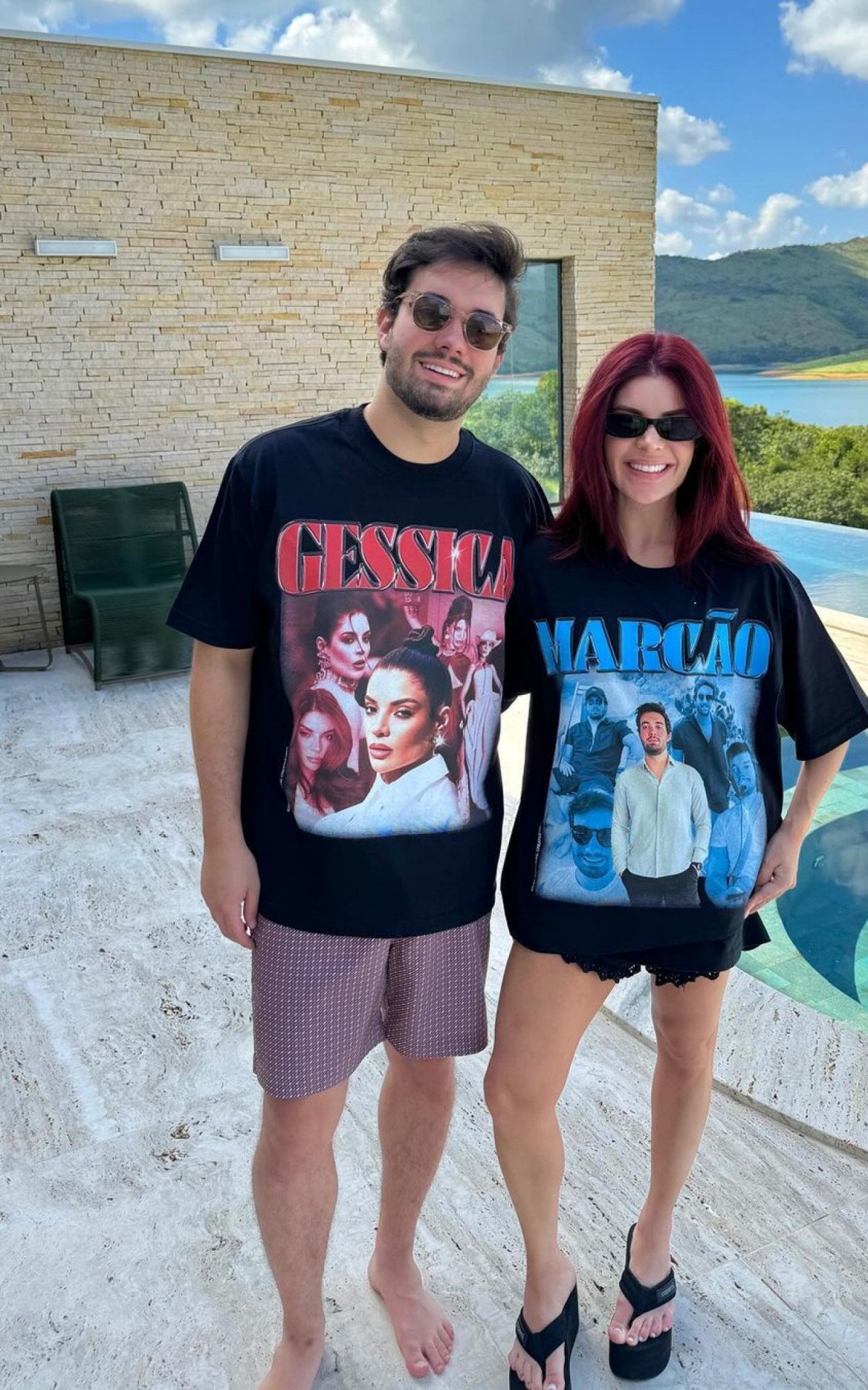 Gkay e namorado usam camisas com a foto um do outro e divertem seguidores | Celebridades