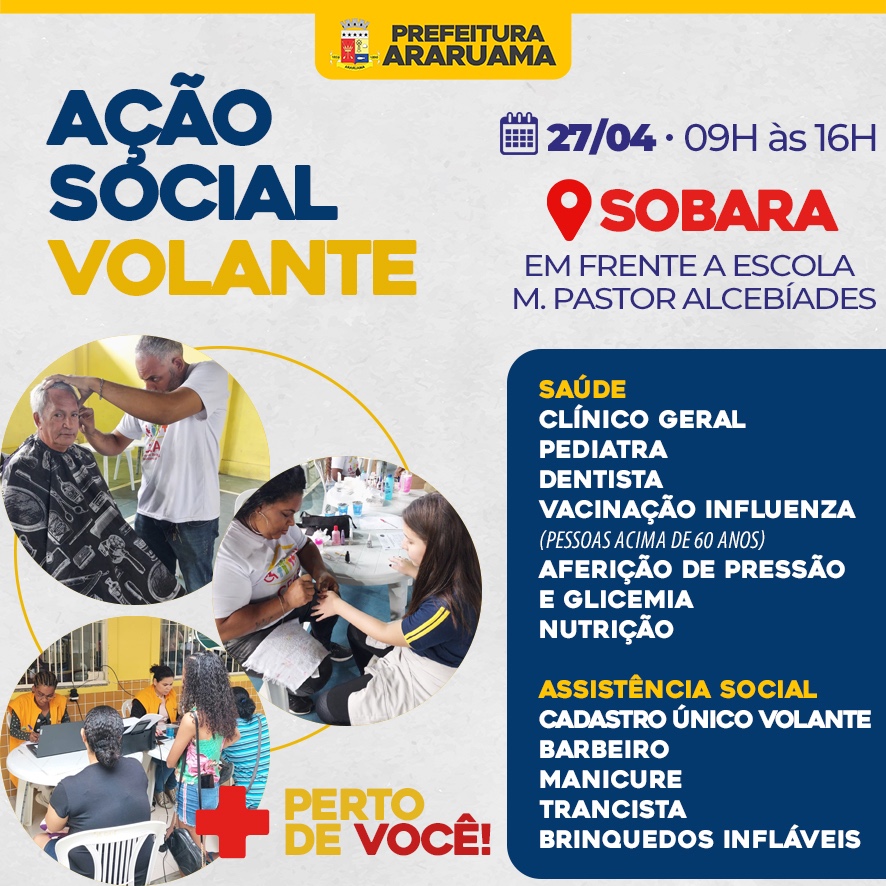 Prefeitura de Araruama vai realizar Ação Social Volante no quilombo de Sobara, distrito de São Vicente