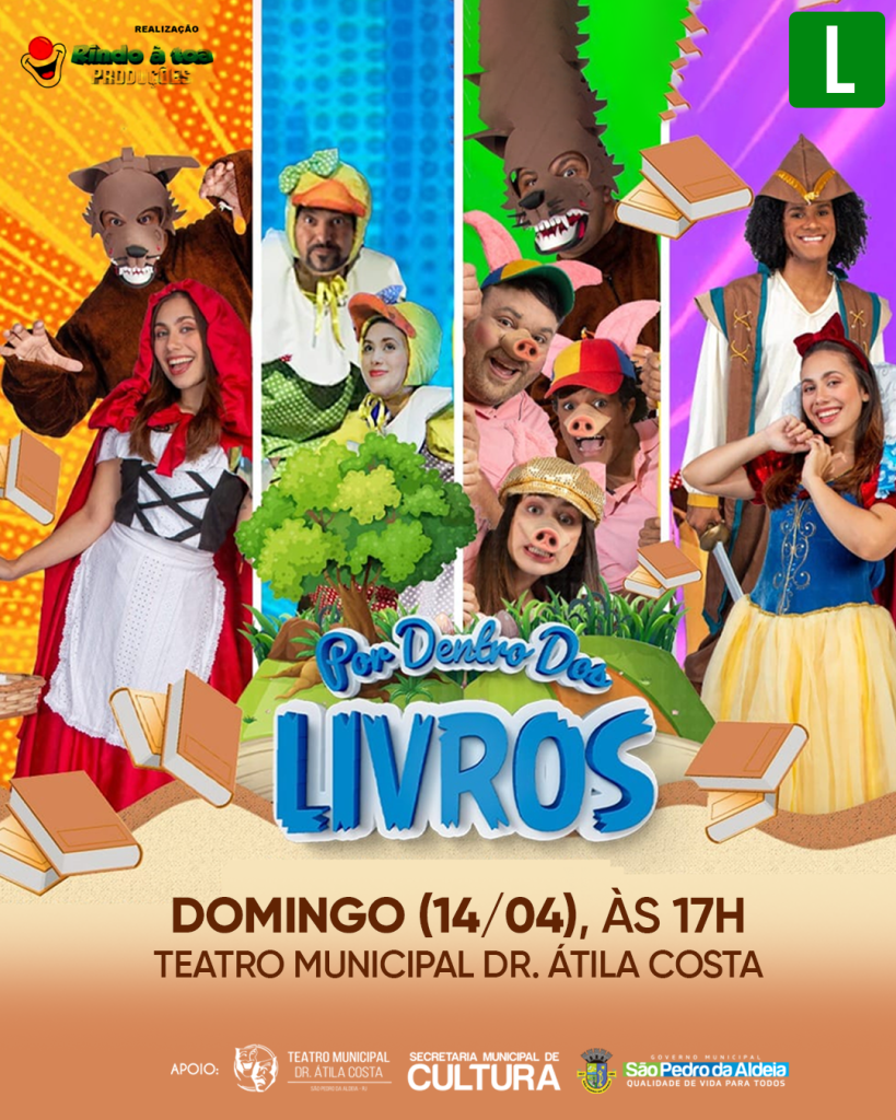 São Pedro: Espetáculo infantil é atração no Teatro Municipal Dr. Átila Costa neste domingo