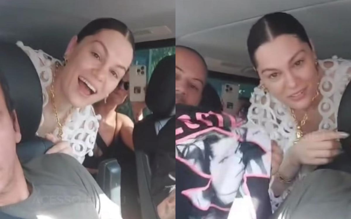 No Brasil, Jessie J compra camisa do seu show com ambulantes em São Paulo | Celebridades