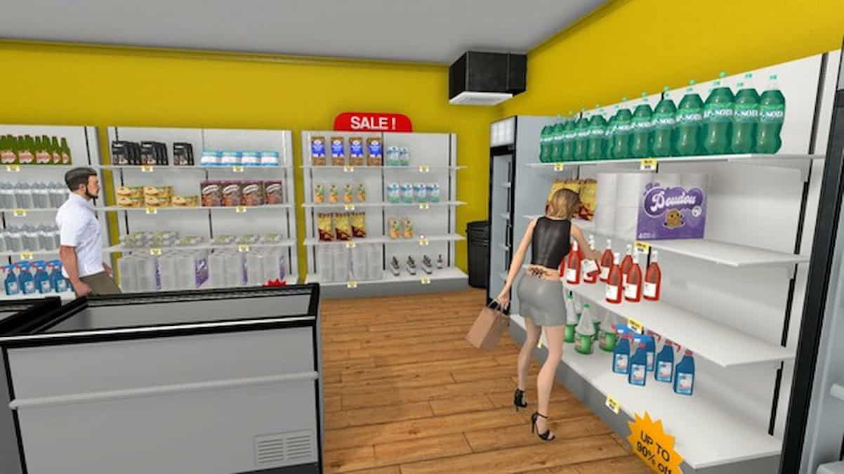 Supermarket Simulator via Steam/reprodução