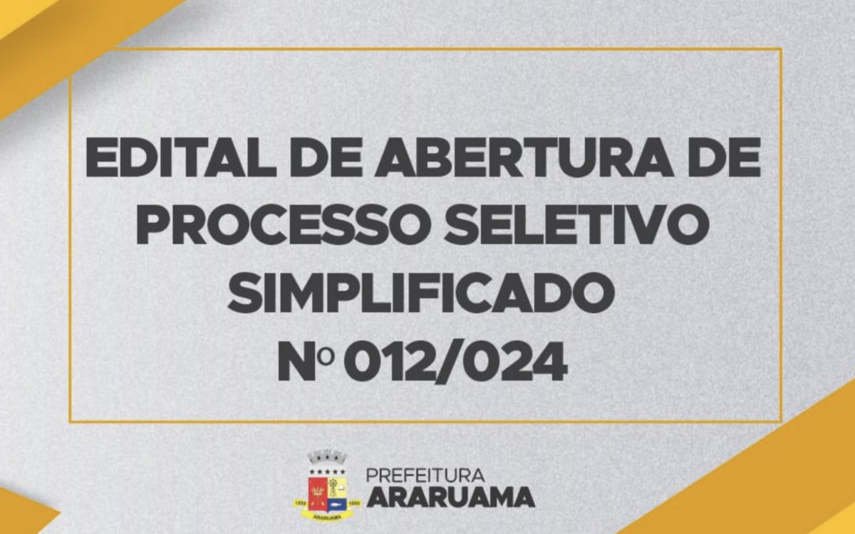Prefeitura de Araruama publica edital de Processo Seletivo Simplificado para cadastro reserva em diversas funções | Araruama