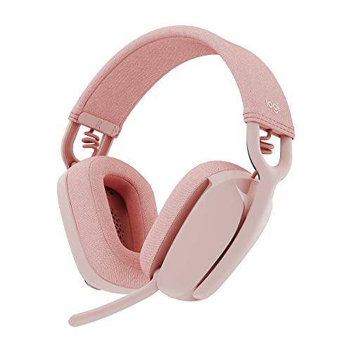 Headset Sem Fio Logitech Zone Vibe 100 Rosa