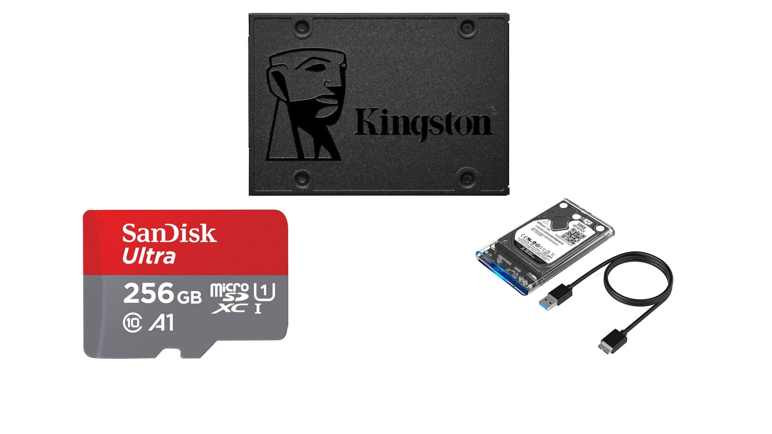 SSD e micro SD em oferta