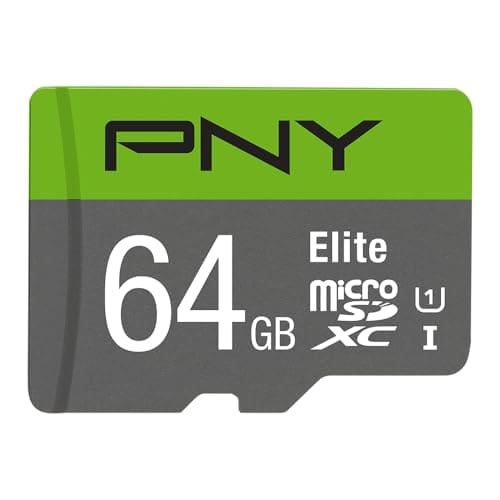 Cartão de memória flash PNY Elite Class microSD XC, 64 GB