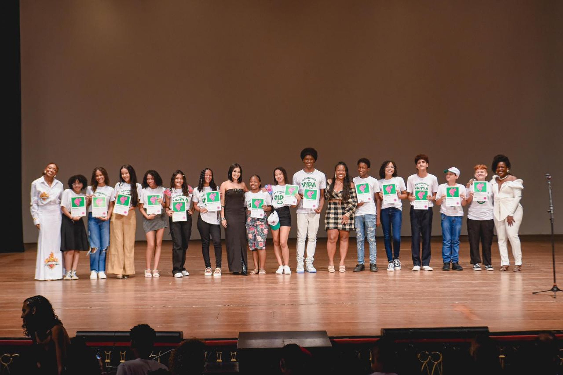 Formatura da primeira turma da Academia da Vida