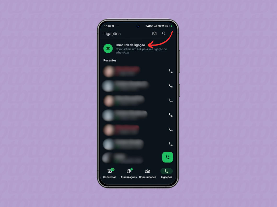 Criando um link de ligação do WhatsApp pelo celular