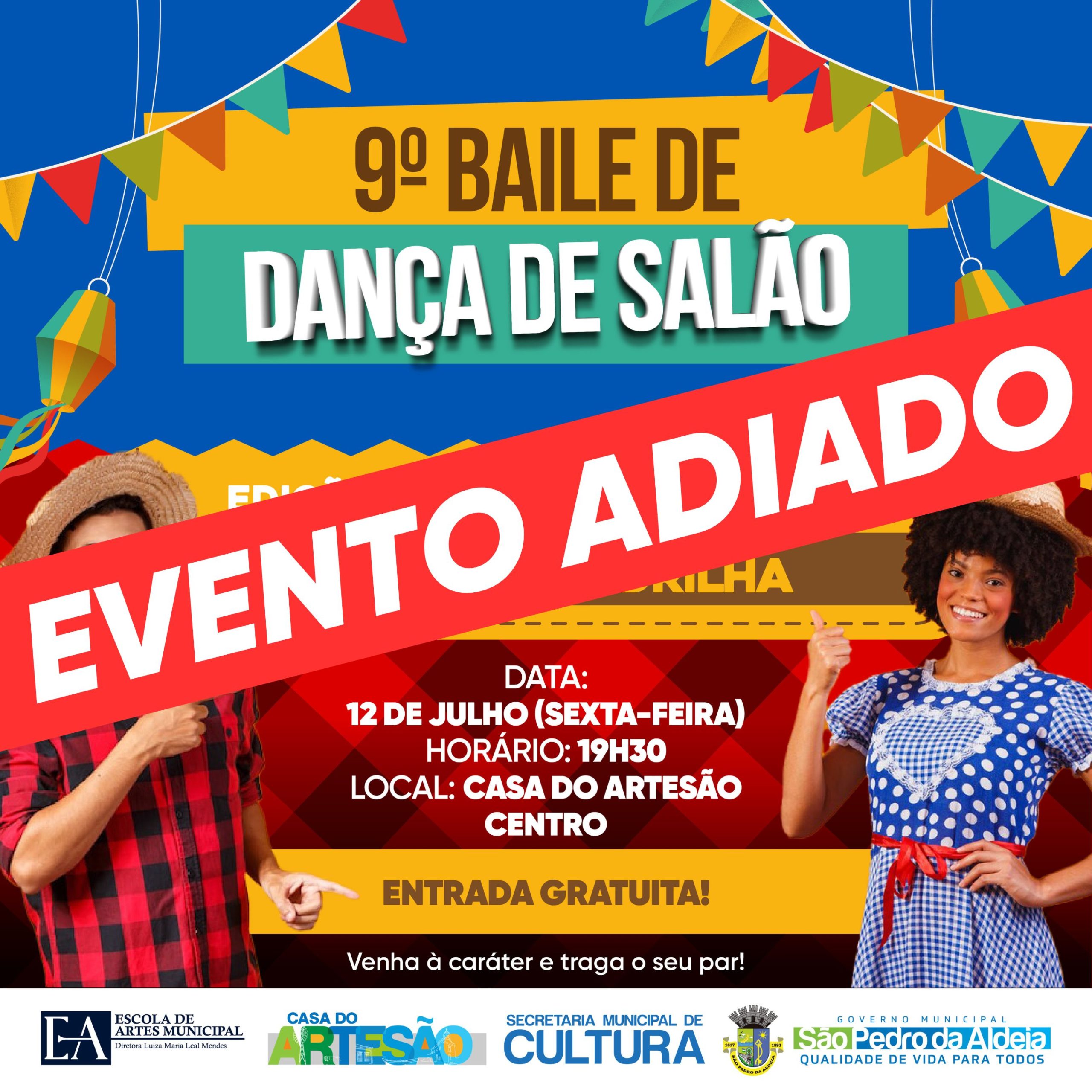 9º Baile de Dança de Salão é adiado em São Pedro da Aldeia