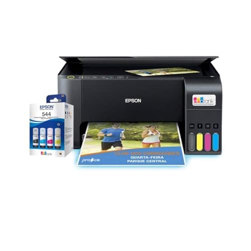 Kit Impressora Multifuncional Epson L3250 com Refil Tinta T544