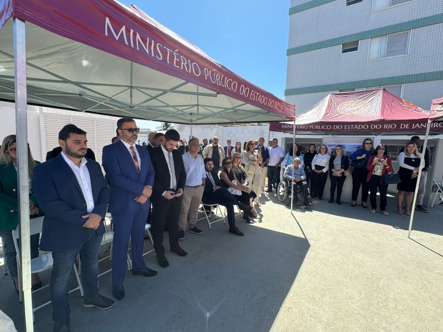 Cerimônia de lançamento da pedra fundamental da nova sede do MPRJ