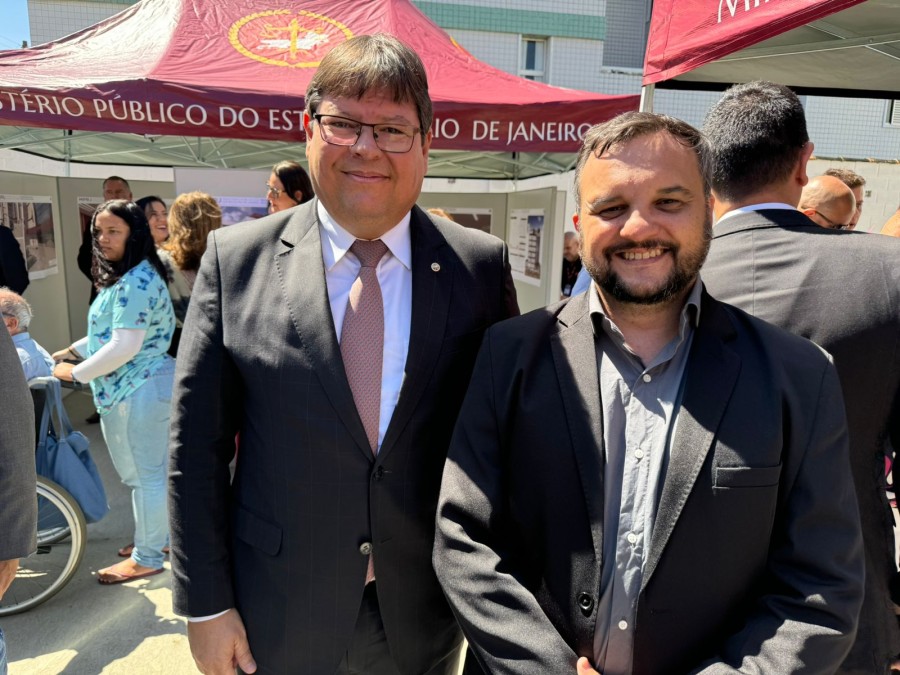 Encerramento da cerimônia de inauguração na nova sede do MPRJ