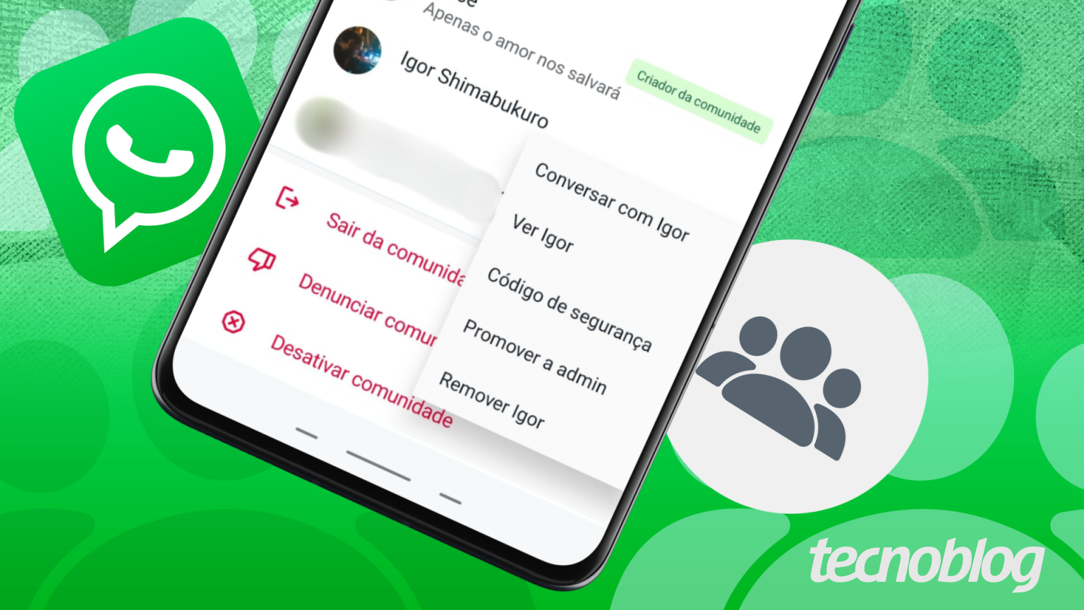 Como adicionar ou remover administradores em uma Comunidade do WhatsApp – Tecnoblog