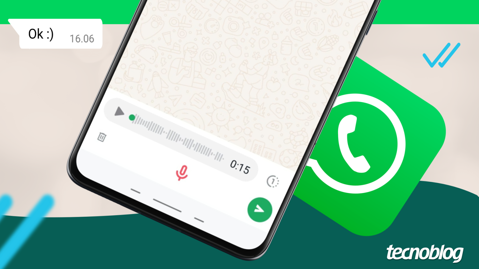 Como gravar um áudio no WhatsApp para ouvir antes de enviar • Aplicativos e Software • Tecnoblog