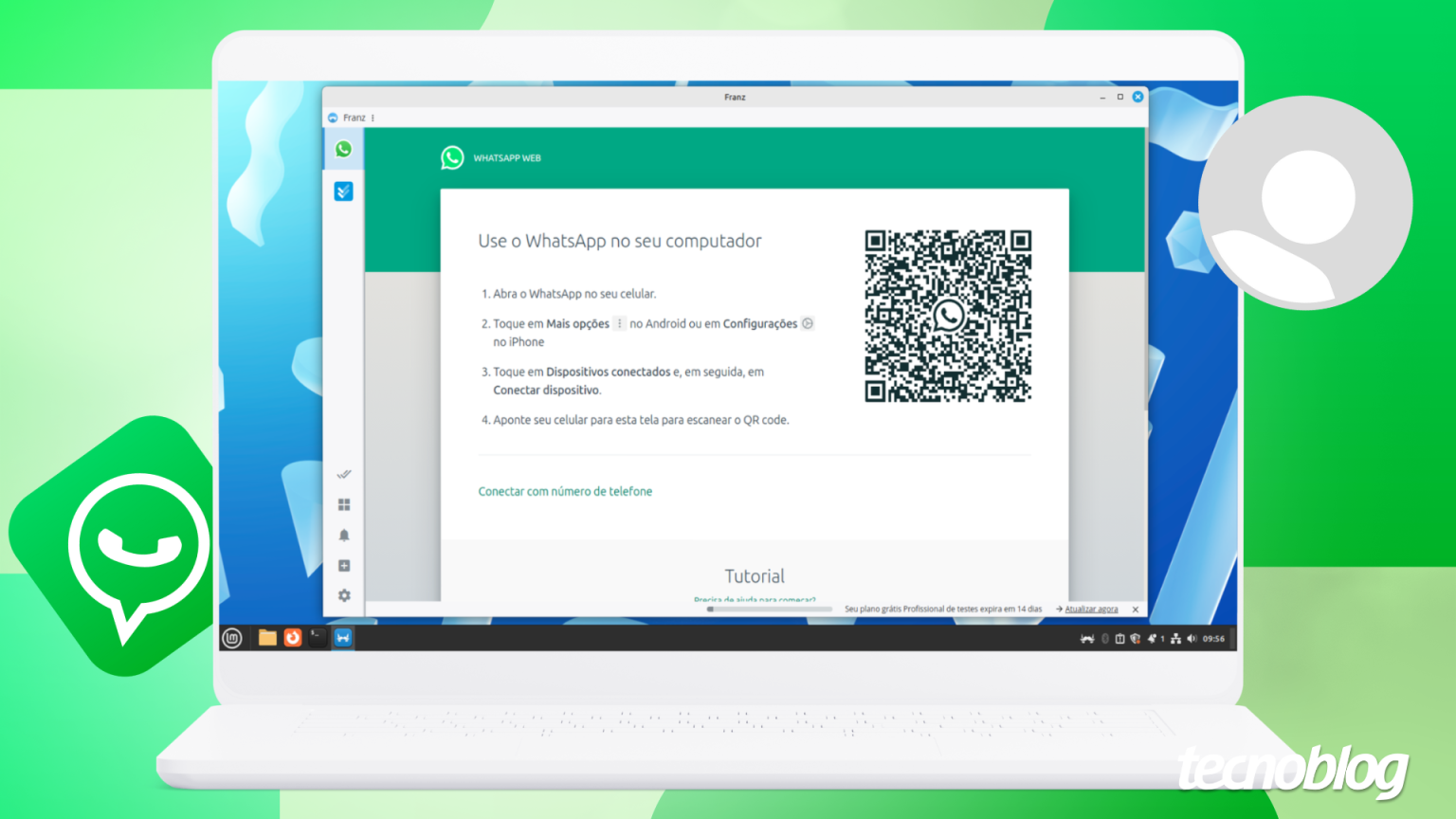 Como usar o WhatsApp no Linux? Saiba acessar a versão Web ou instalar o app no PC • Aplicativos e Software • Tecnoblog