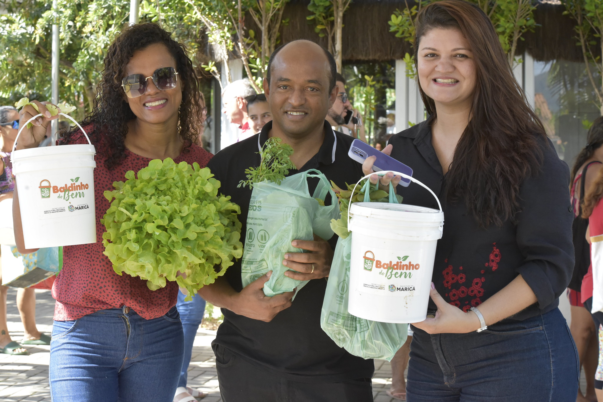 Maricá: Agricultura realiza mais uma edição do projeto ‘Baldinho do Bem’