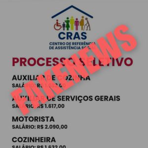 Processo seletivo para CRAS em Rio das Ostras é 'fake'; veja | Enfoco