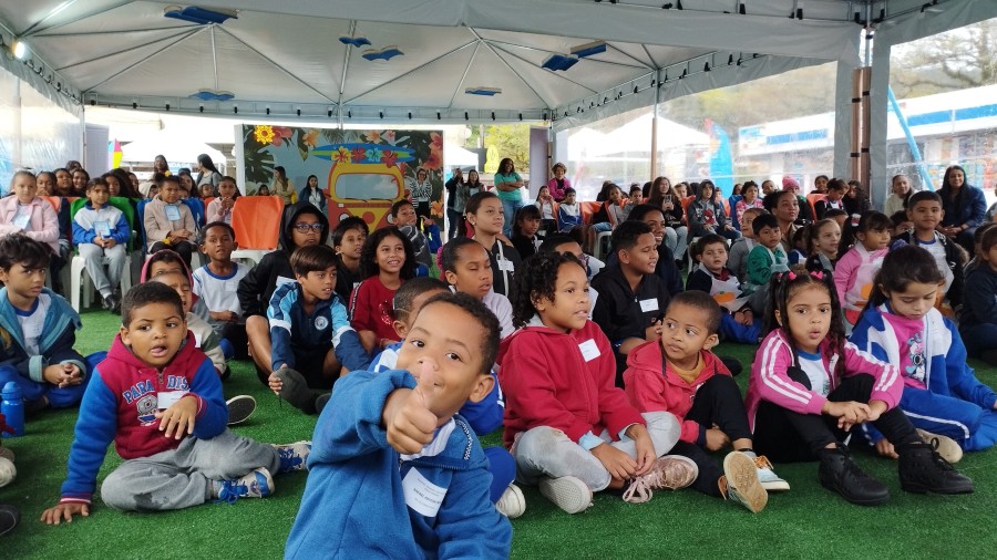 Atividades culturais durante o Festival Literário Energia para Ler