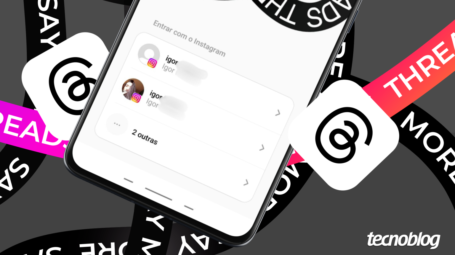 Como criar uma conta no Threads? Saiba como ter um perfil na rede social de conversas do Instagram • Aplicativos e Software • Tecnoblog