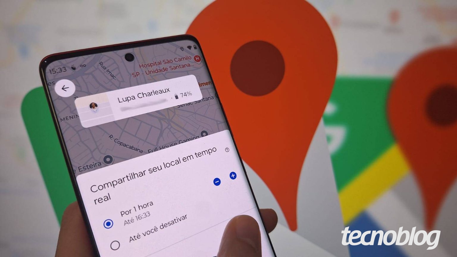 Como enviar a sua localização pelo Google Maps • Aplicativos e Software • Tecnoblog