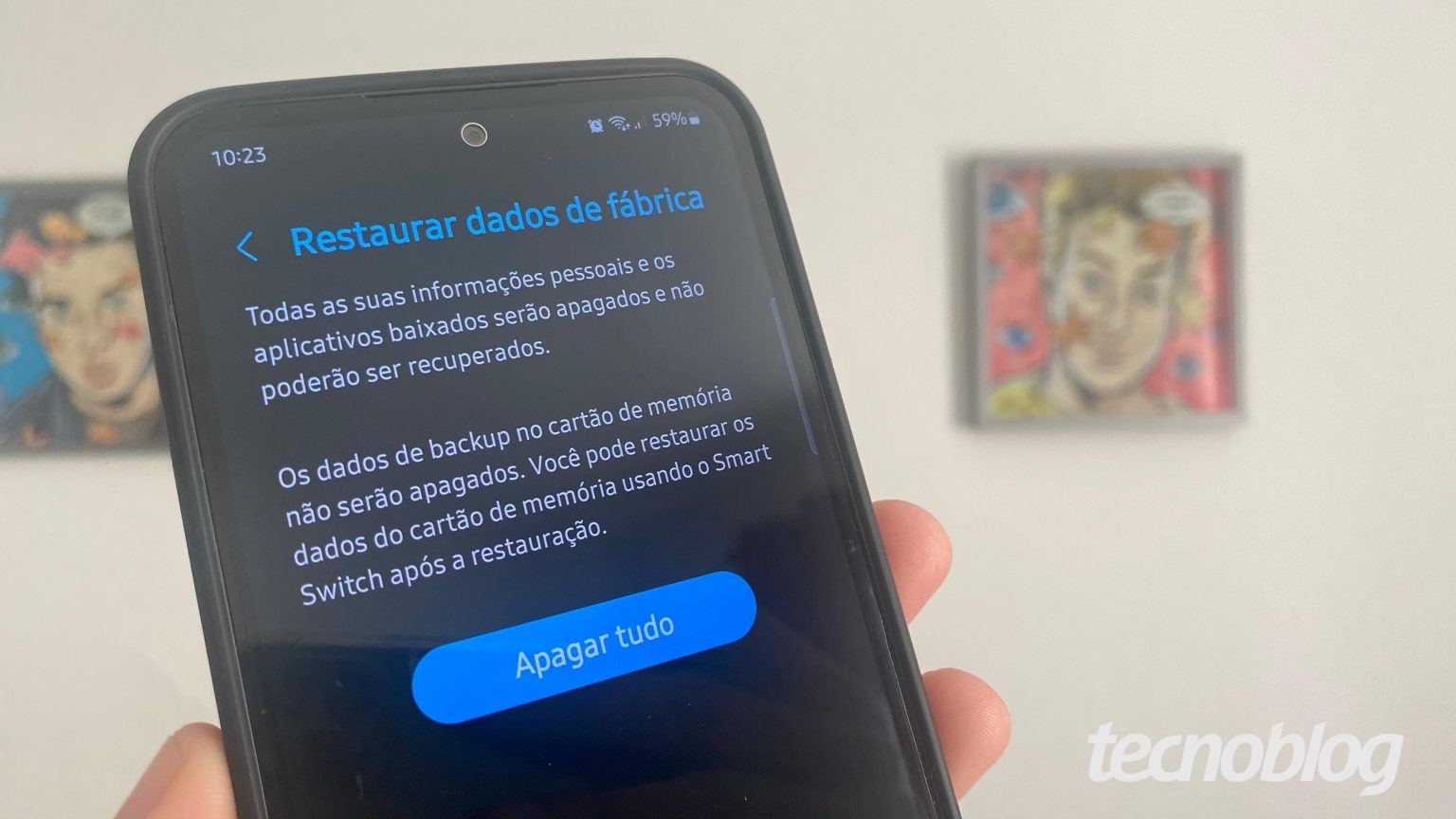 Como formatar o celular Samsung Galaxy para resetar as configurações de fábrica • Aplicativos e Software • Tecnoblog