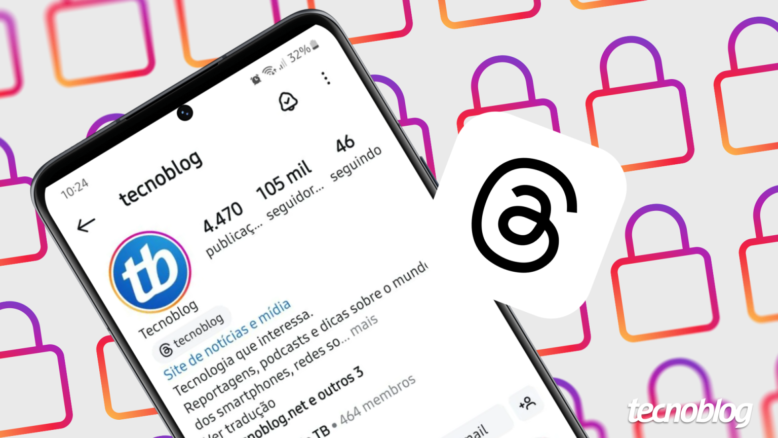 Como ver o Threads de alguém do Instagram pelo celular ou PC • Aplicativos e Software • Tecnoblog