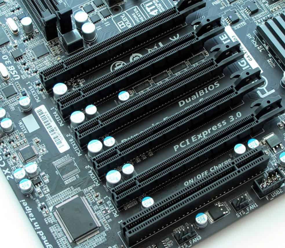 Comparação das gerações do PCI Express