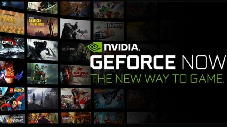 Montagem com jogos disponíveis no NVIDIA GeForce Now