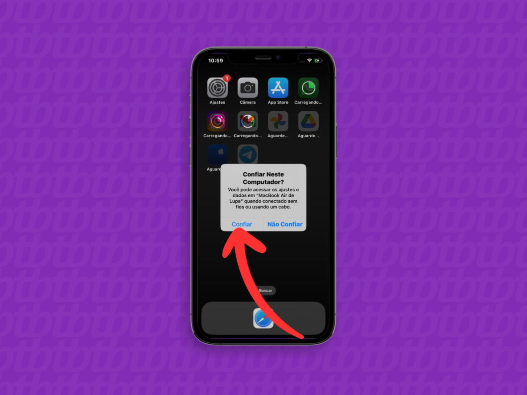 Confiando no Mac para o iPhone