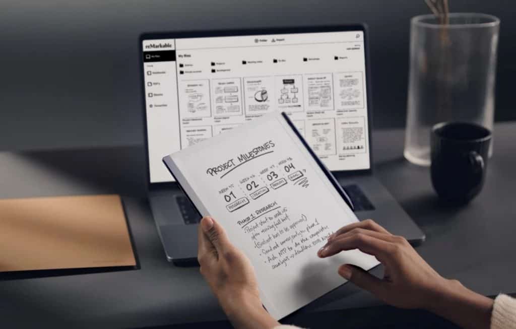 E-reader de luxo reMarkable Paper Pro com tela colorida