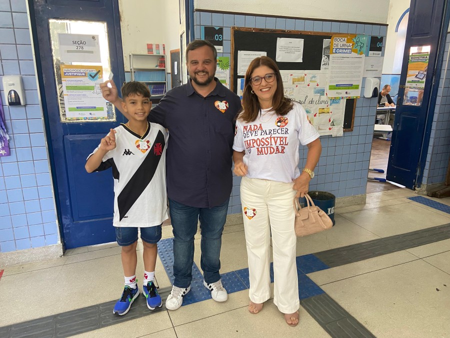 Rafael Peçanha com a família